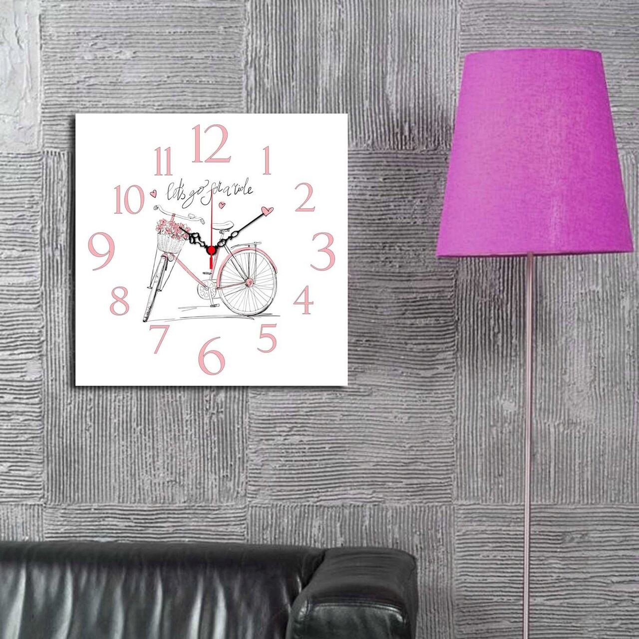 Ceas de perete, Msk-21, Dimensiune: 40 x 40 cm, Multicolor - imagine 3